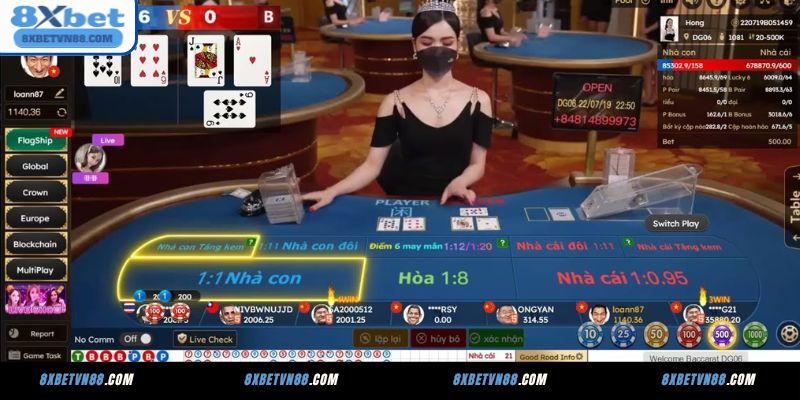 Ưu điểm vượt trội khiến Baccarat 8XBET thu hút người chơi